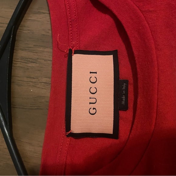 Gucci Ghost Red Graphic T-Shirt women’s - Picture 2 of 6